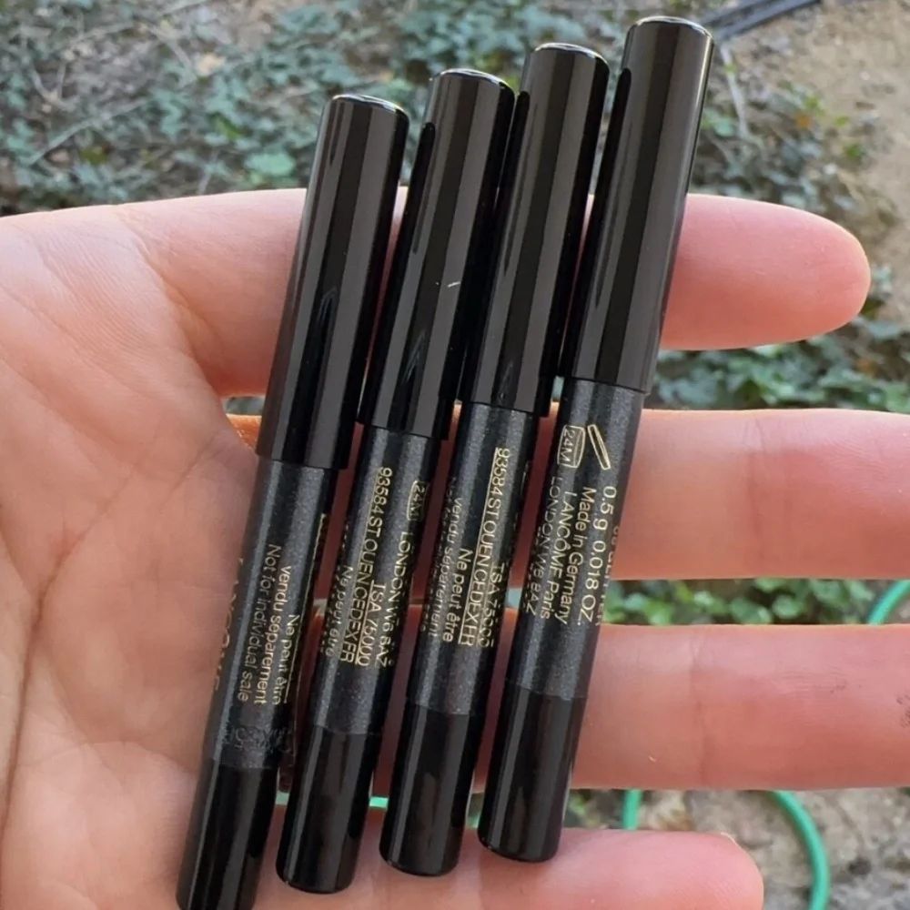 4x Lancome Drama Liqui-Pencil Eyeliner 08 Glitter 0.5g/each Travel Size